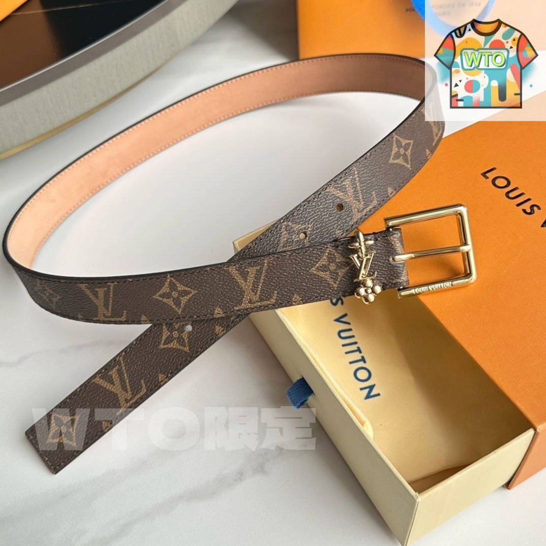 美品 ルイヴィトン Louis Vuitton ベルト ゴールド　レデイース LOUIS VUITTON ルイヴィトン ベルト サンチュール ペルフォ