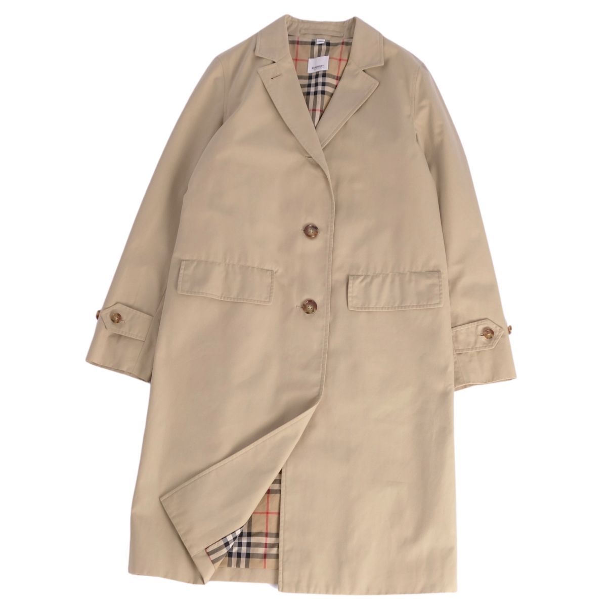 バーバリー BURBERRY チェスターコート 裏チェック シルクギャバ