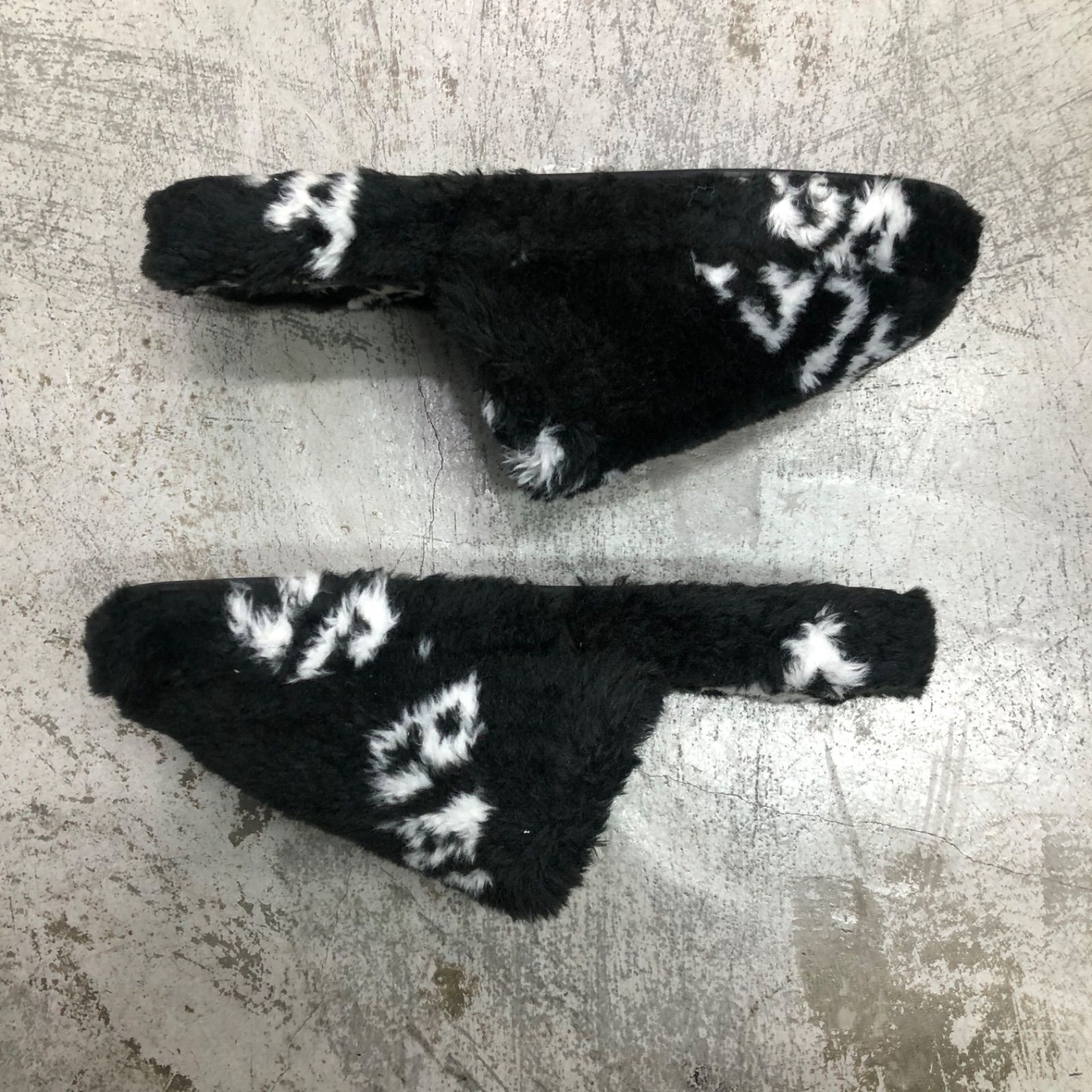 BALENCIAGA フリース ロゴ サンダル スリッパ 624582 バレンシアガ 37