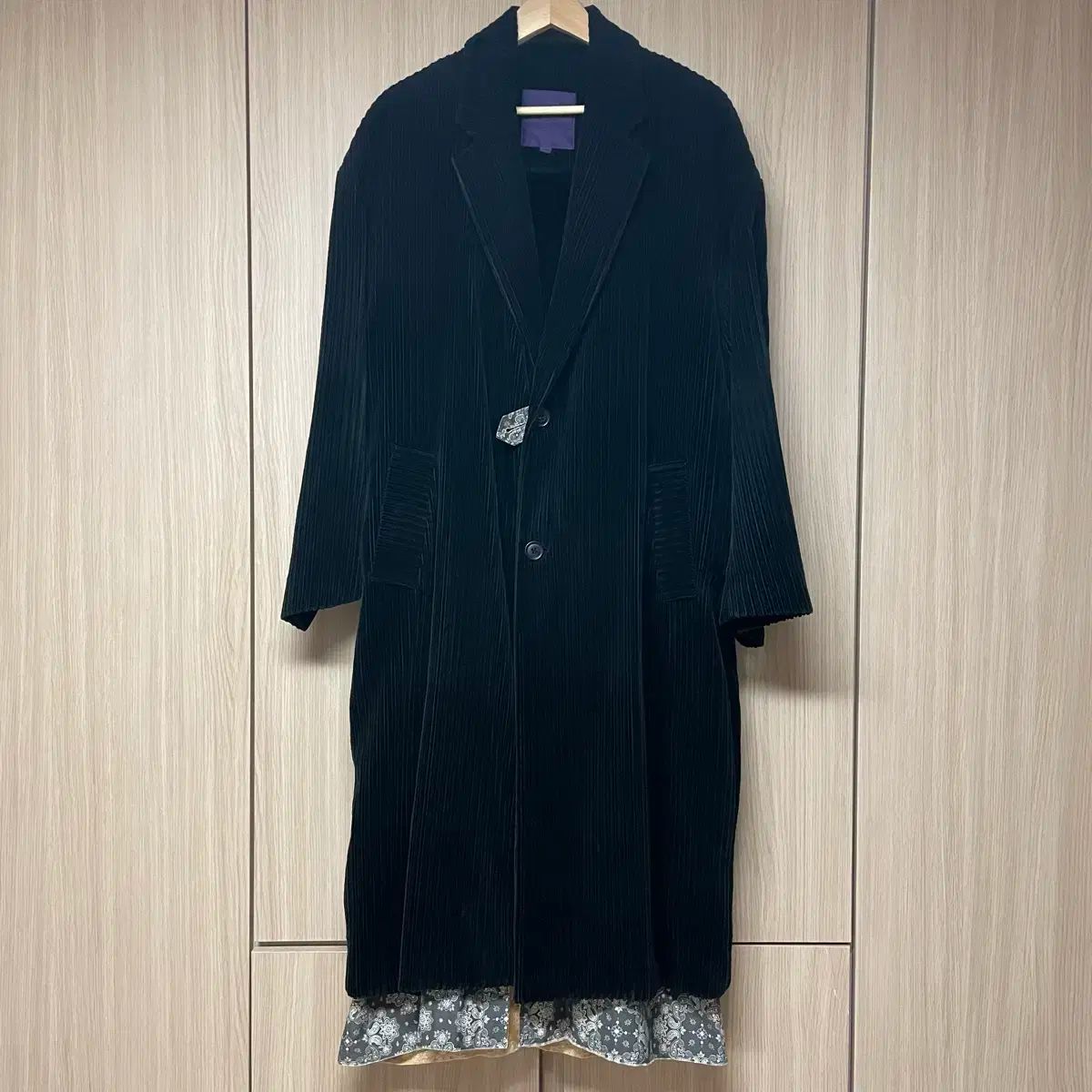 BESLOW ビースロー コーデュロイ ペイズリー コート