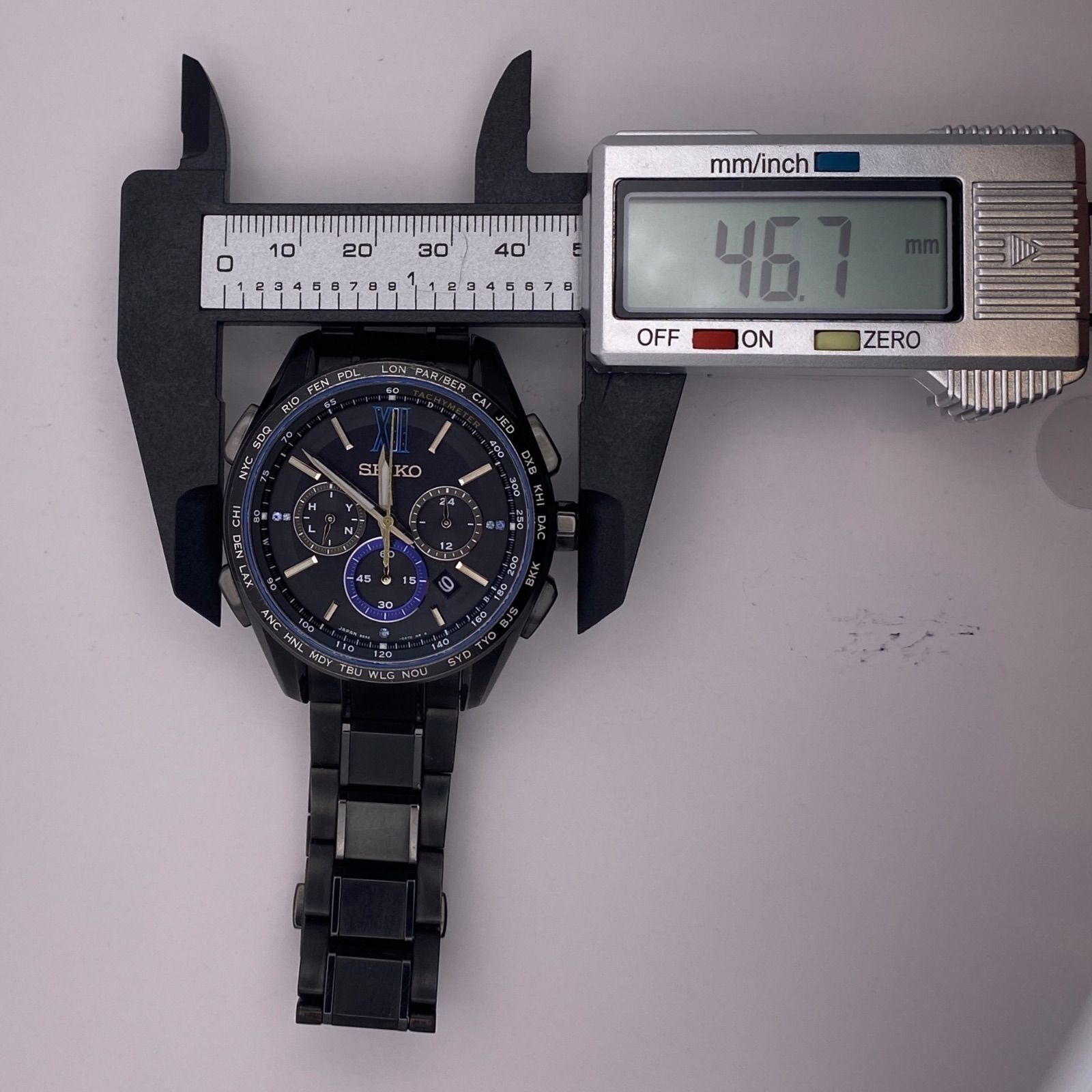 T166）希少 限定品 良品 稼動品 SEIKO セイコー 電波ソーラー BRIGHTZ 