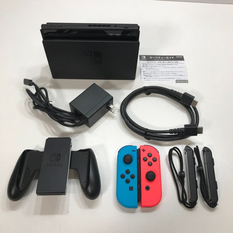 【難あり】箱付きNintendo Switch ネオンブルー/ネオンレッド 本体 Nintendo Switch 本体 ネオンブルー ネオンレッド 青 赤 箱付き