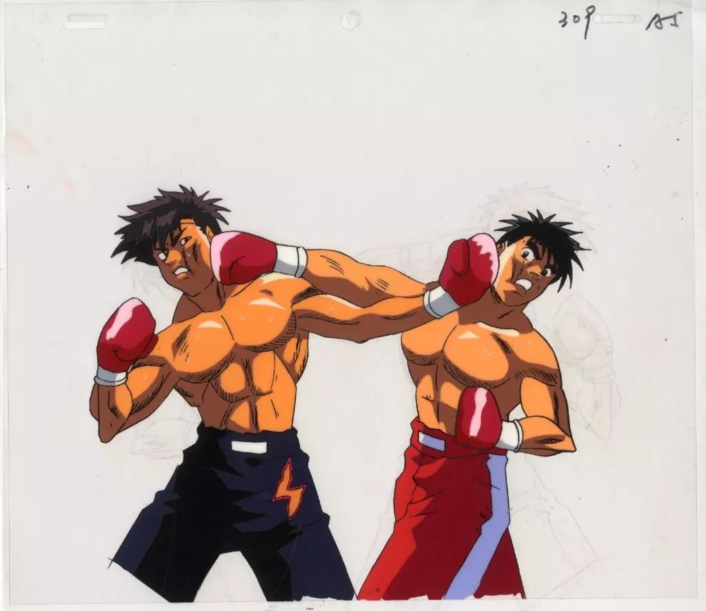 中古】セル画・原画 セル画 はじめの一歩 / 幕ノ内一歩 千堂武士 A5 [D