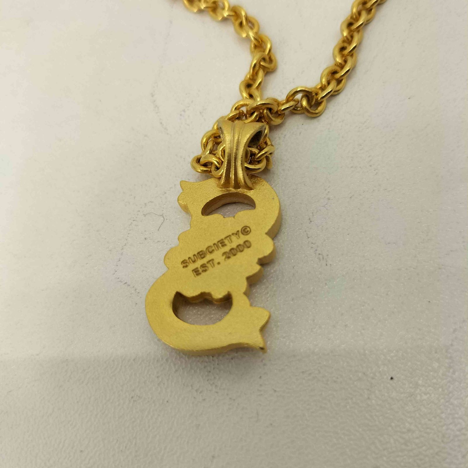 サブサエティ Subciety BRASS NECKLACE-CREST- メンズ 表記無 【公式通販】