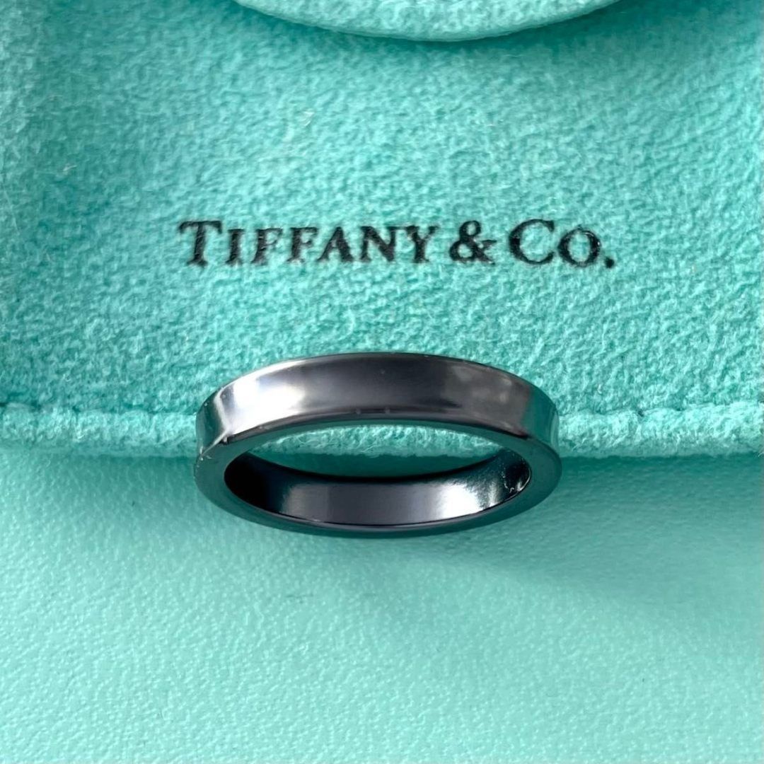 ティファニー 1837 ナロー リング ブラック チタン 17号 Q31fe - メルカリ