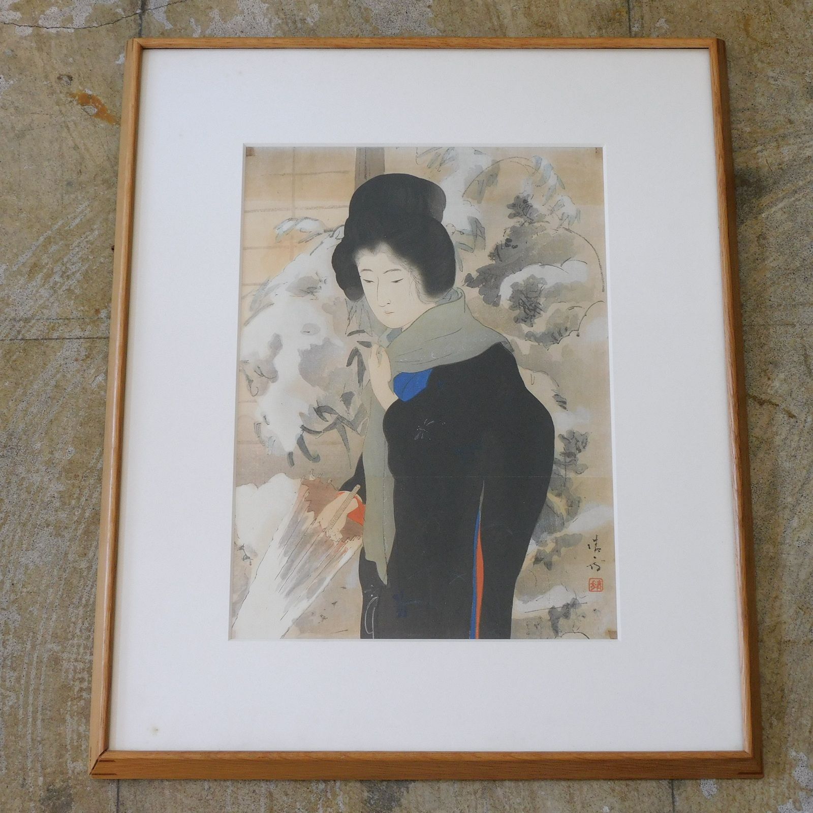 海野光弘『木版画 』 随筆集「静かな林」封入作品 ？ 海野光弘『木版画 』 随筆集「静かな林」封入作品 ？（海野光弘