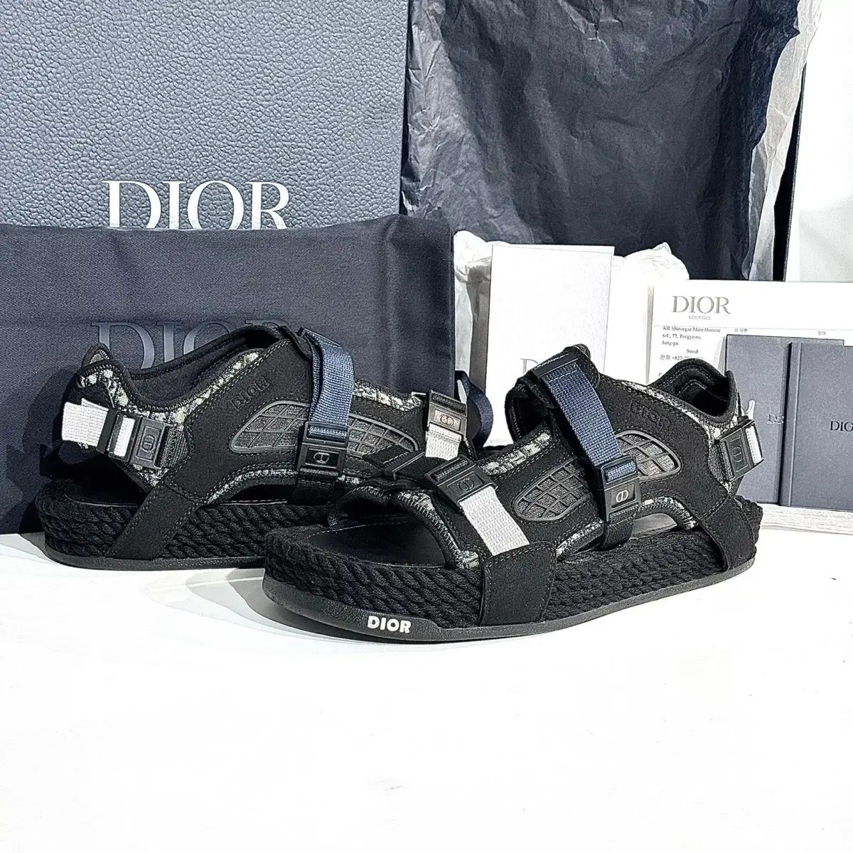 41 サイズ DIOR ディオール アトラス エイリアス サンダル スリッパ