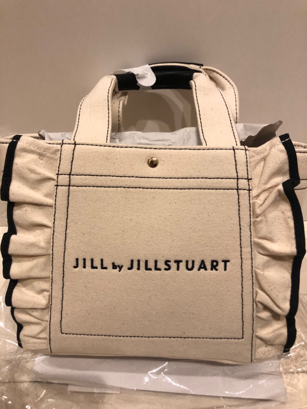 新品未使用】JILL by JILLSTUART フリルキャンバストート 小 - じゃ ...