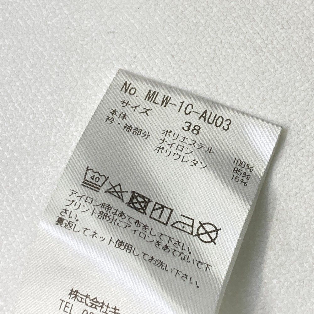 サイズ：38 MARK&LONA マークアンドロナ ベロア切替 ハイネック