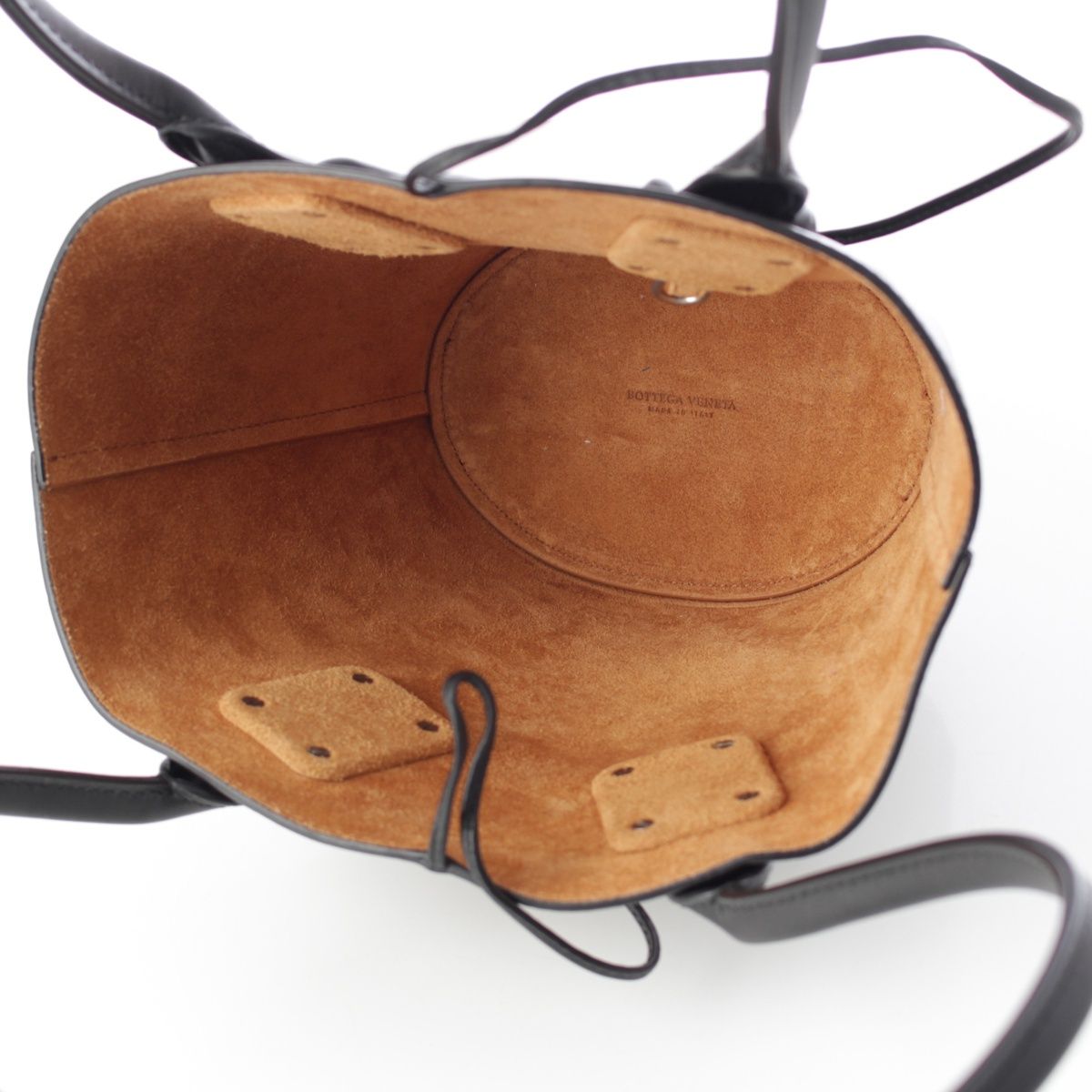 ボッテガヴェネタ レザー ロゴ バスケット スモール ショルダーバッグ  