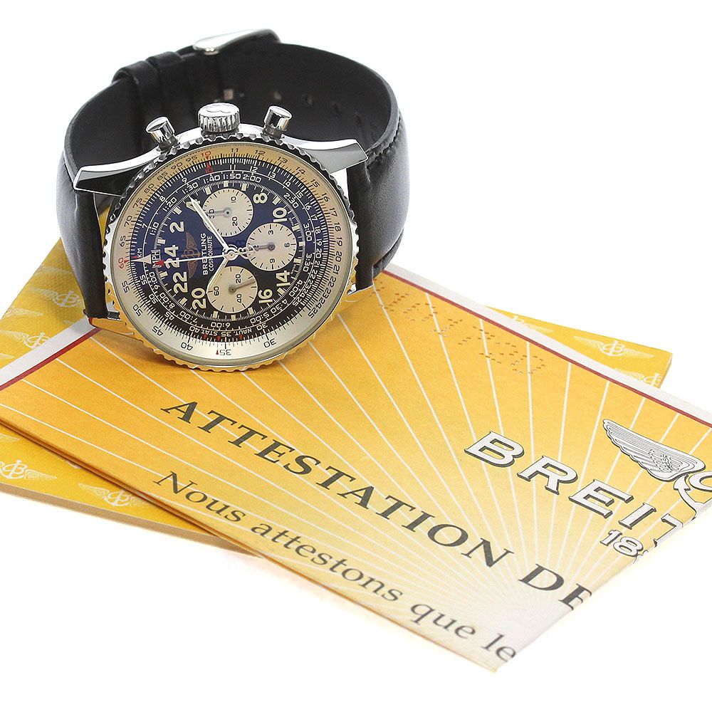 ブライトリング BREITLING A12322 ナビタイマー コスモノート クロノグラフ 自動巻き メンズ保証書付き_758451 - メルカリ