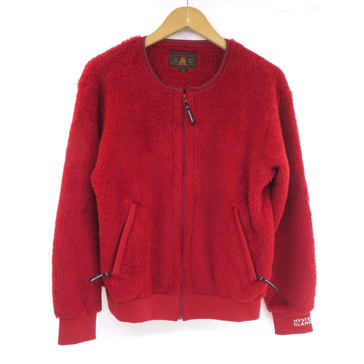 HYSTERIC GLAMOUR ヒステリックグラマー フリース ジップジャケット S 