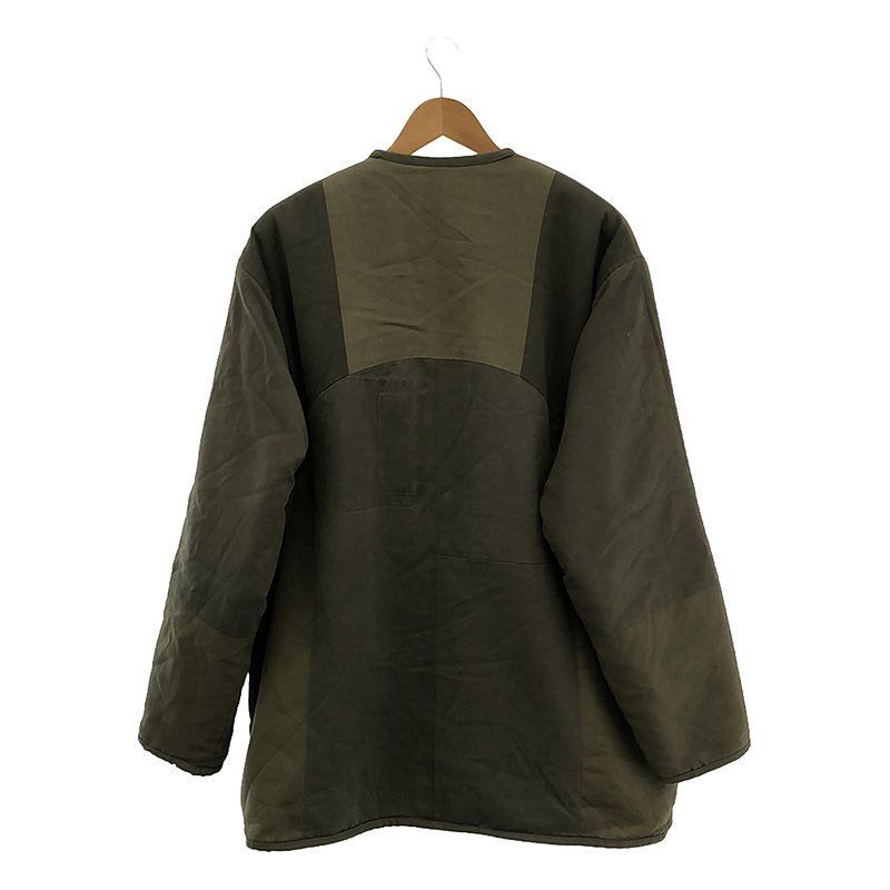 ナスングワム　パッチワーク ミリタリージャケット L 美品】 Nasngwam. / ナスングワム | リバーシブル リメイク