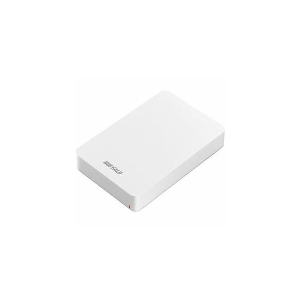 BUFFALO USB3.1（Gen1） ポータブルHDD 4TB ホワイト H