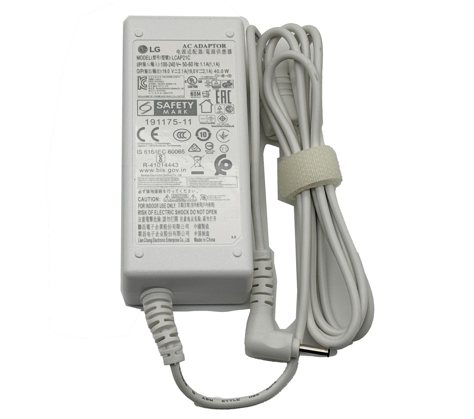 純正 LG gram 40W ACアダプター LCAP21C 13.3 | 14 | 15.6インチモデル対応