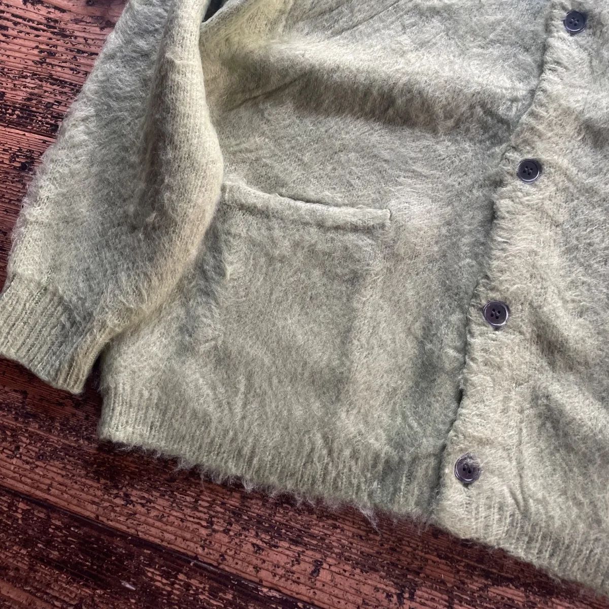 新品 25年秋冬モデル UNIVERD72 カートコバーン モヘアタッチ