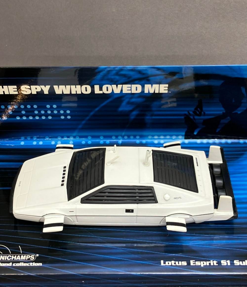 007 私を愛したスパイ ミニカー ロータス・エスプリS1 サブマリン（ホワイト） ミニチャンプス ロータス エスプリ S1 サブマリンモード 「007 私を愛したスパイ