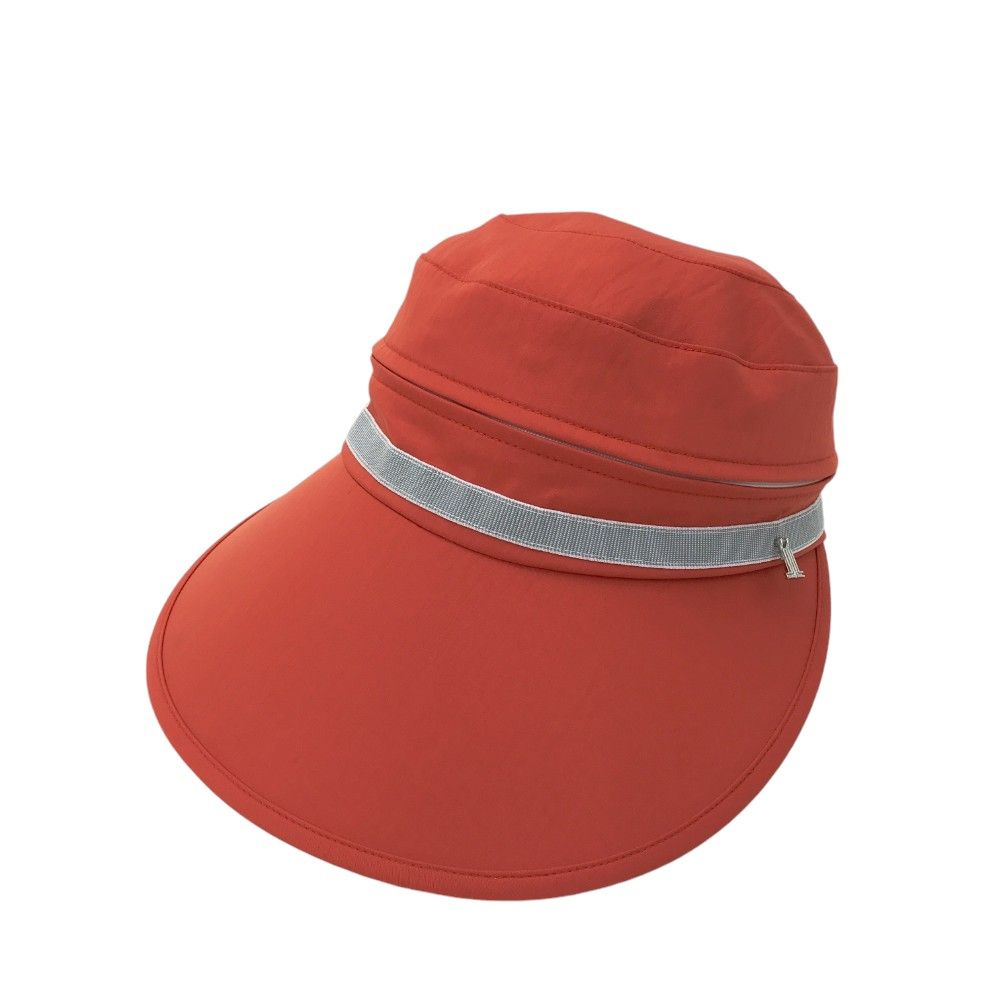 美品✨LANVIN SPORT リボン付きサンバイザー ゴルフ LANVIN SPORT