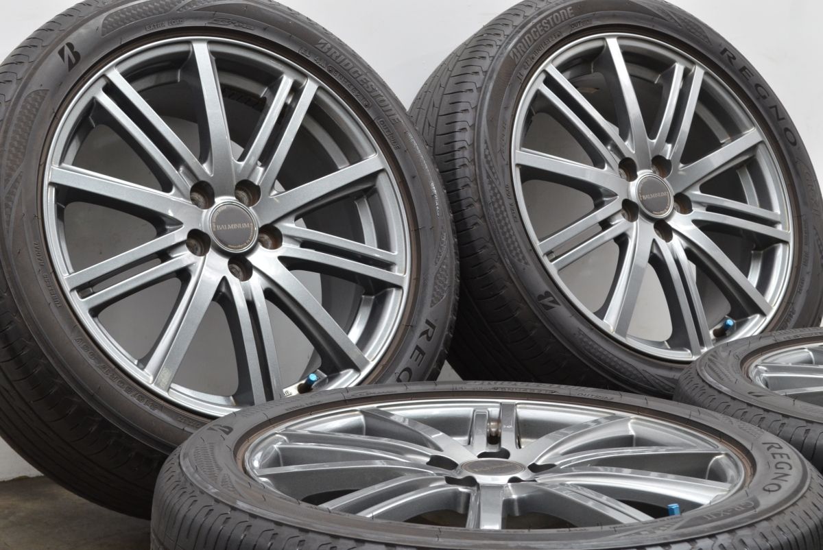 程度良好品】バルミナ 17in 7J +53 PCD100 ブリヂストン レグノ GR-X2 