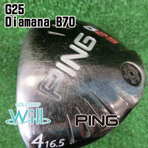 中古】レフティーフェアウェイウッド ピン G25/Diamana B70/S/16.5