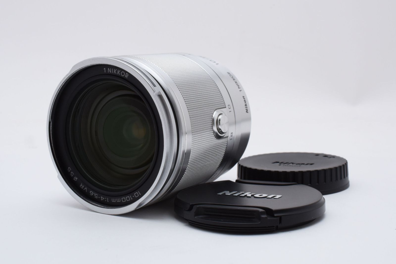 美品☆高倍率ズームレンズ Nikon1 NIKKOR 10-100mm シルバー Nikon