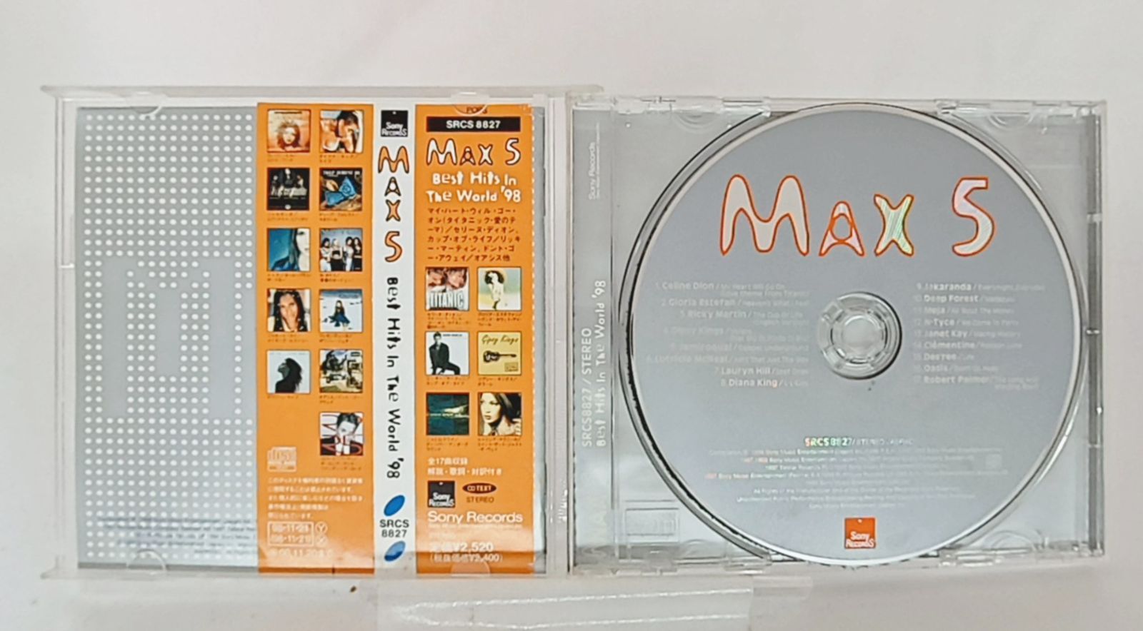 国内盤★オムニバス/Various Artists■ MAX5 Best Hits ■ダンス・エレクトロニカ 【国内盤CD 洋楽】A01392