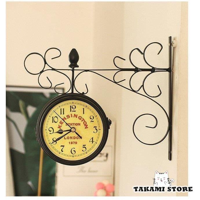 フランス　超希少　ATO社　壁付け時計　ダブルフェイス フランス レア 希少 ATO社 壁付け時計 ダブルフェイス Culture