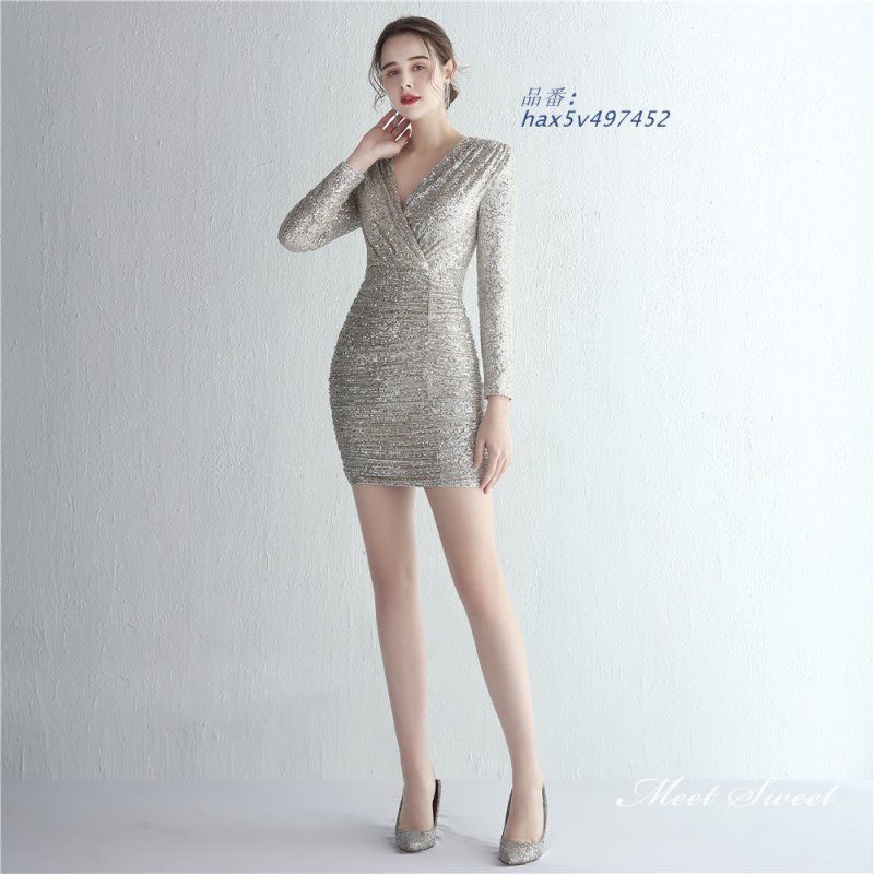 スパンファスナー ミディアムドレス