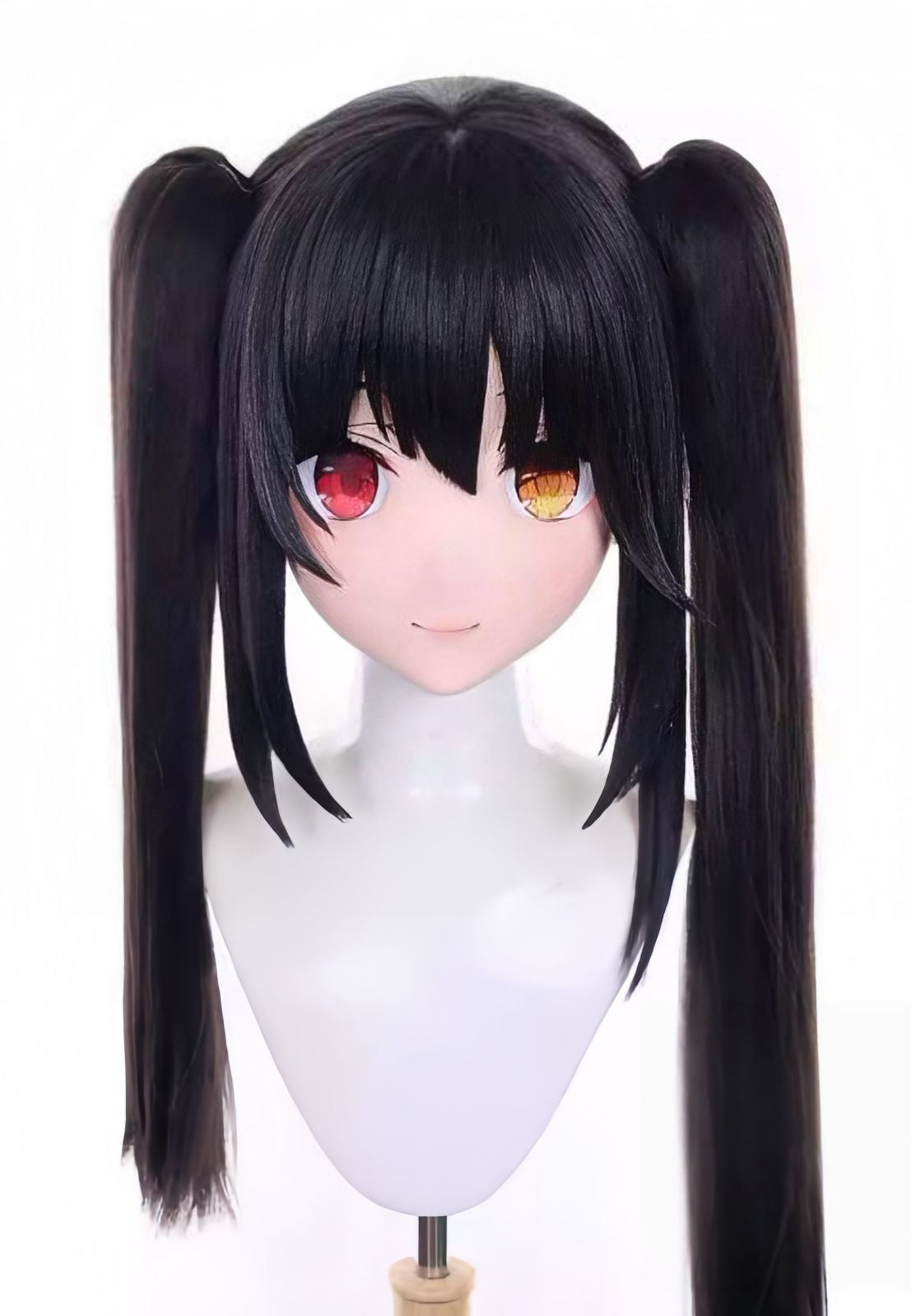 全頭マスク カツラ付き NO.1093 フルマスク ドール ヘッドロリータ人形 コスプレ マスク 仮装 着ぐるみ コスチューム 二次元
