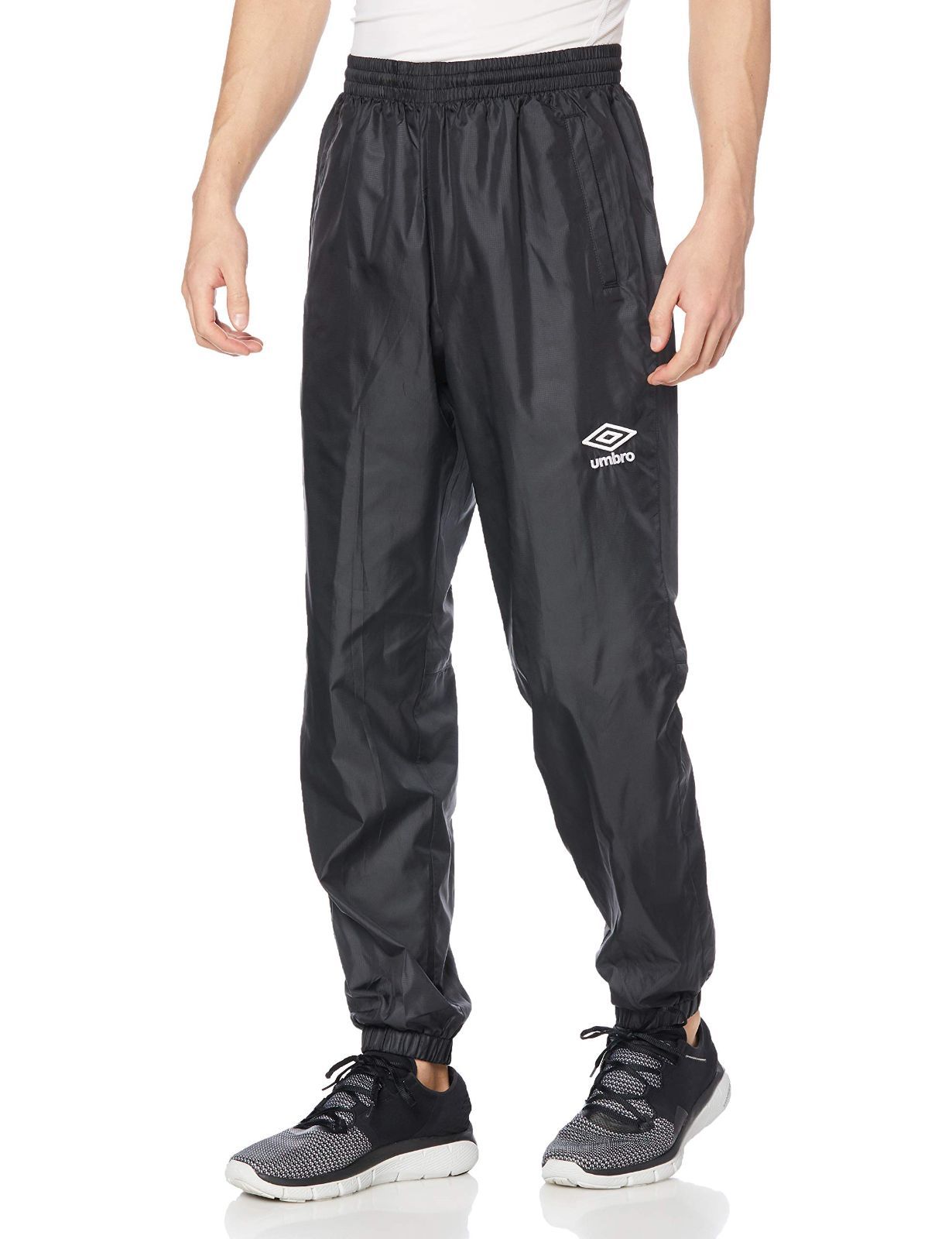 Size L_Color BLK2 アンブロ ウィンドブレーカー サッカー ロングパンツ ピステパンツ 防風 はっ水 オールシーズン対応 メンズ BLK2 L