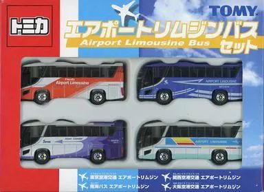 トミカ エアポートリムジンバスセット 4台セット 中古】ミニカー エアポートリムジンバスセット(4台セット