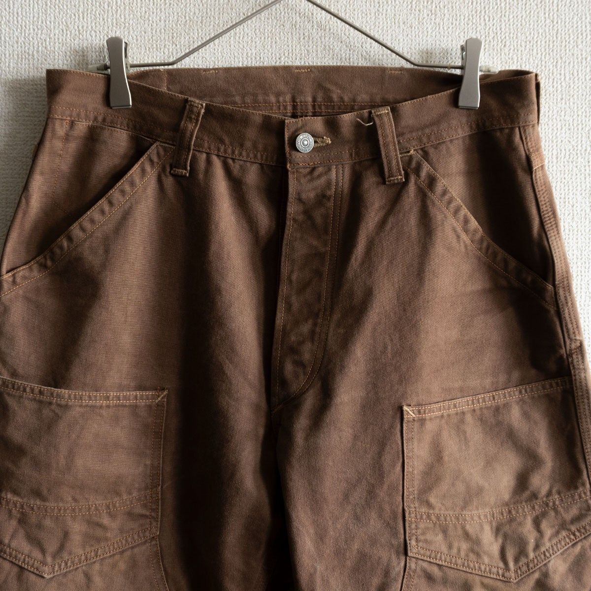 BOOTLEGGERS DERRICKMAN BROWN DUCK 32×32 ペインターパンツ ブートレガーズ デリックマン 25090881