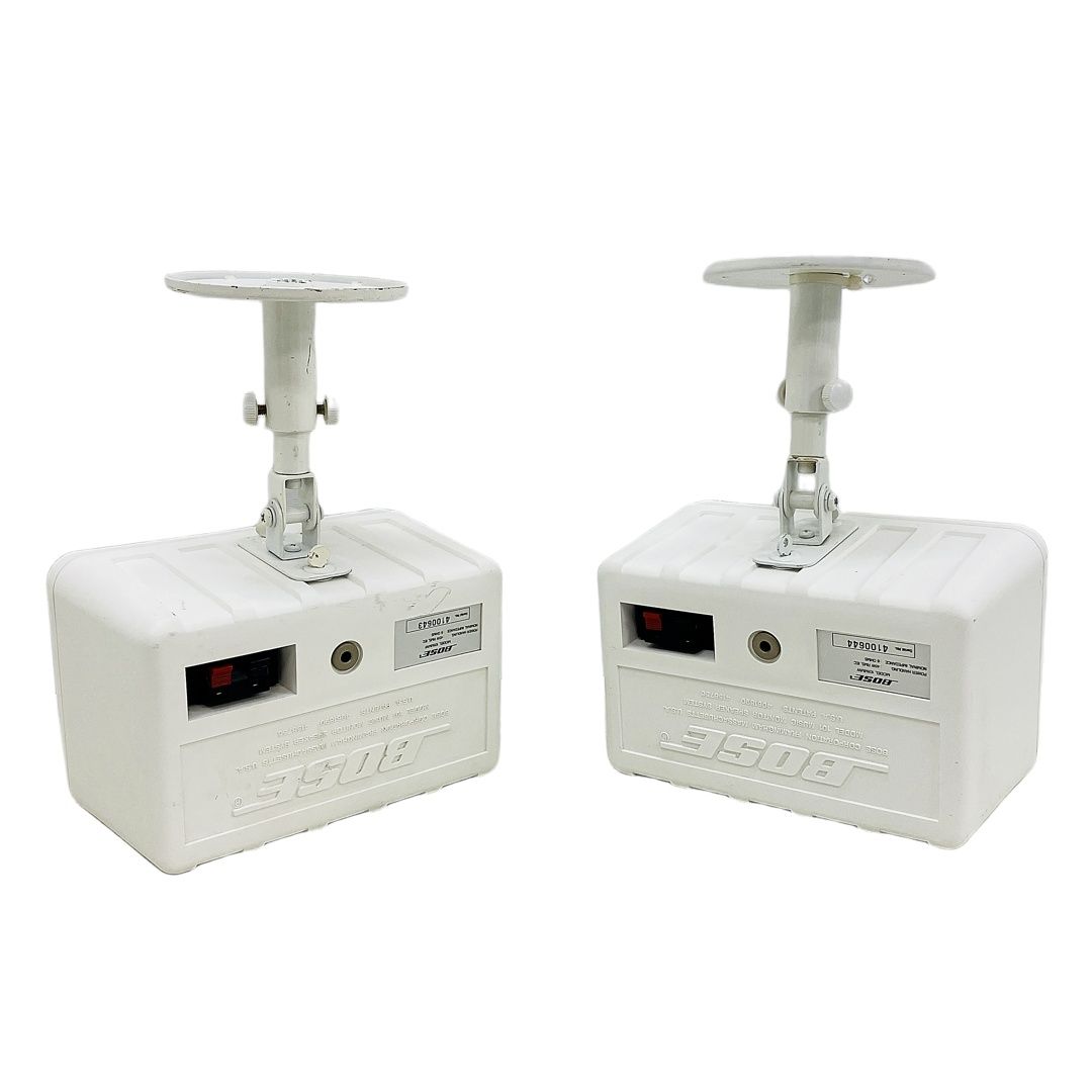 BOSE 101MMW ボーズ スピーカーシステム シリアル連番 2個セット ホワイト 天吊金具付き C10388364