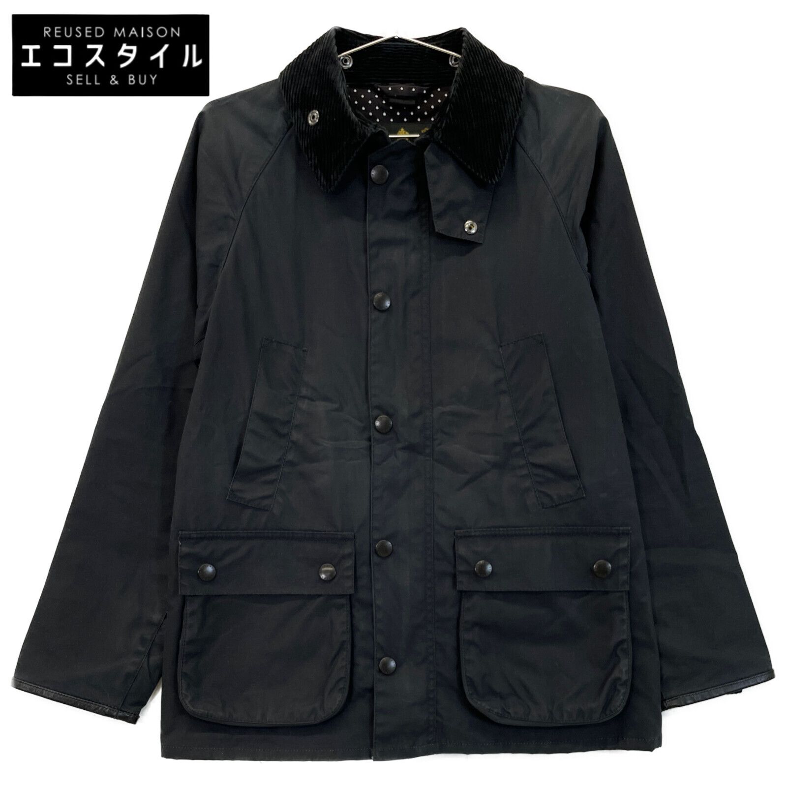 Barbour バブアー 1402307 エディフィス別注 ビデイルSL ブラック オイルドジャケット 34