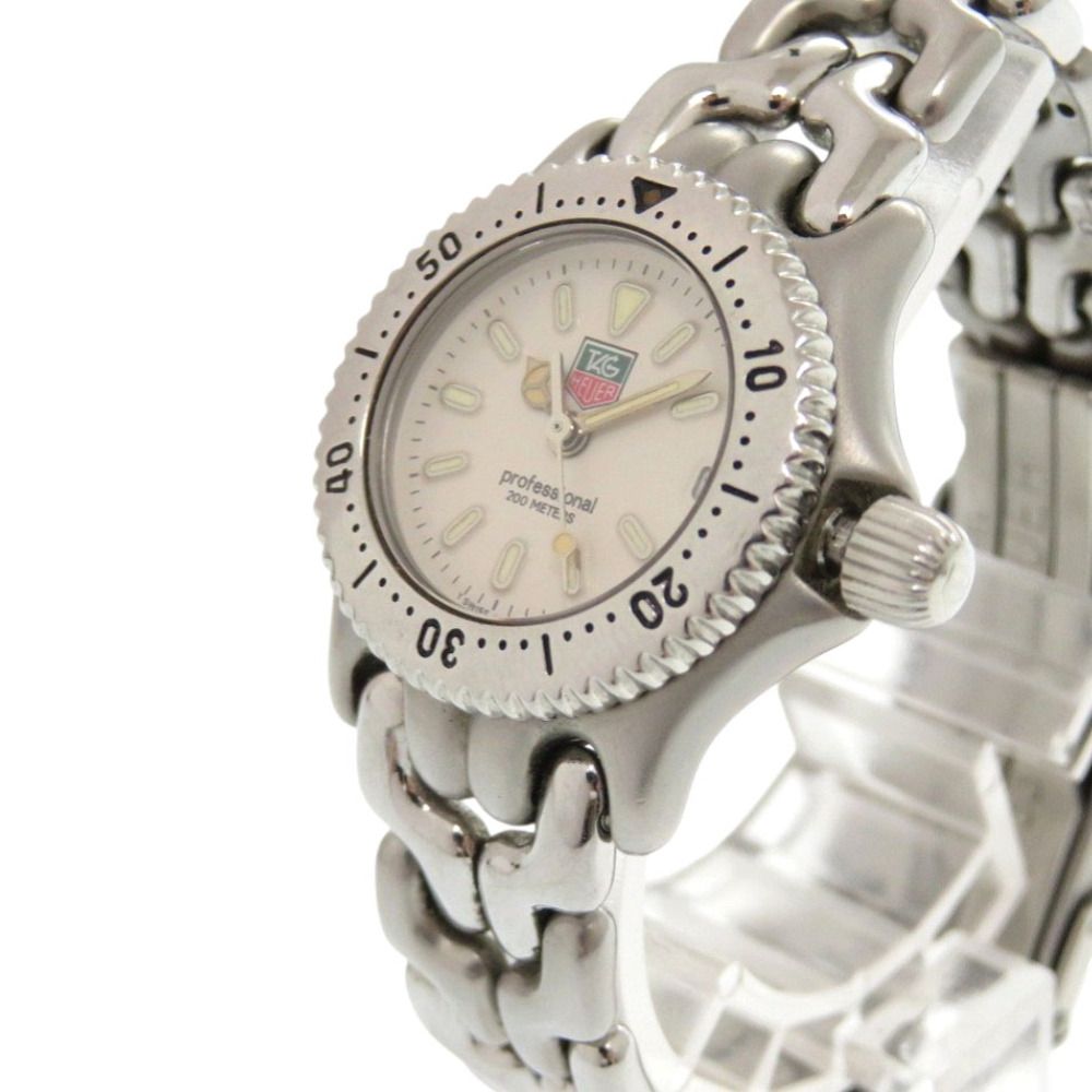 稼働 TAG HEUER S99.008M 腕時計 回転ベゼル レディース739 稼働 TAG HEUER S99.008M 腕時計 回転ベゼル レディース739