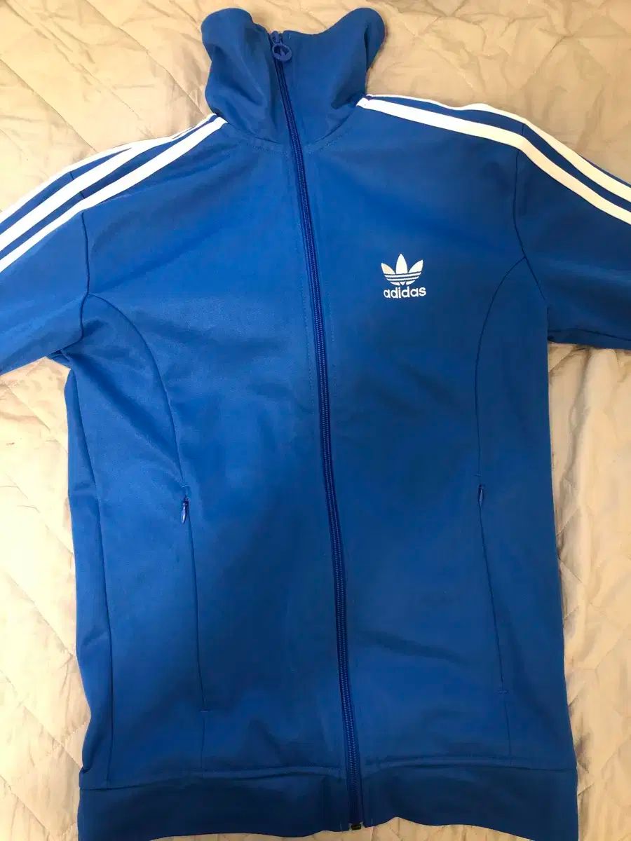 青 adidas アディダス ジャージ 90