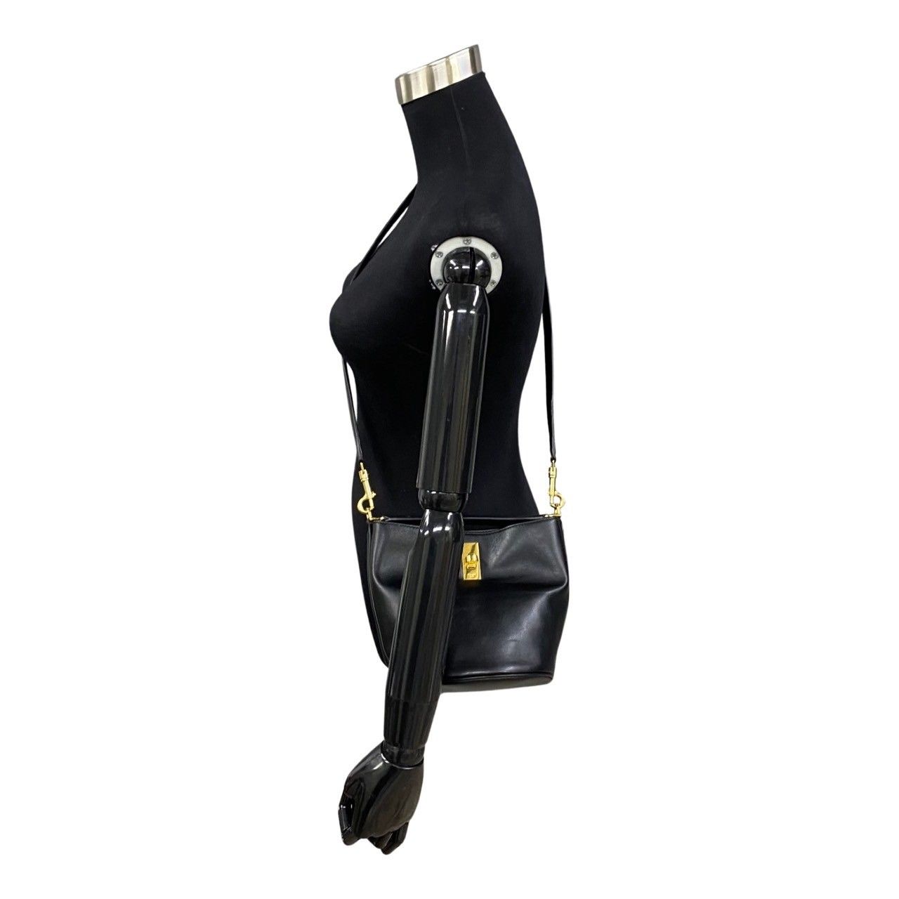 極 美品 希少品 CELINE セリーヌ バケット 16 カーフ レザー 本革 2way 