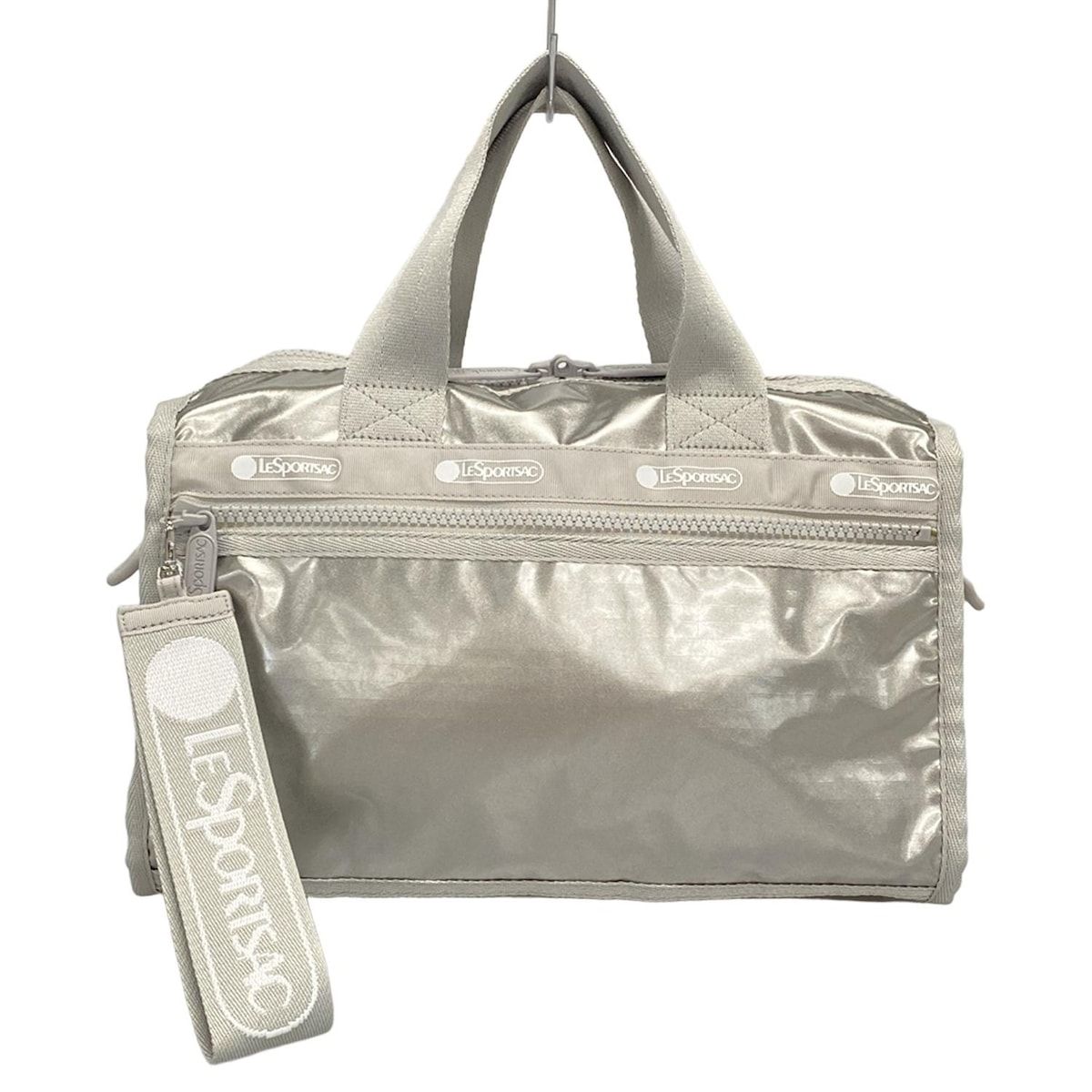 LESPORTSAC(レスポートサック) ボストンバッグ美品 - シルバー