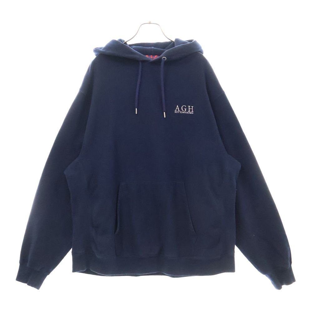 BUDSPOOL (バッズプール) AGH LOGO HEAVY WEIGHT HOODED SWEAT ロゴ  