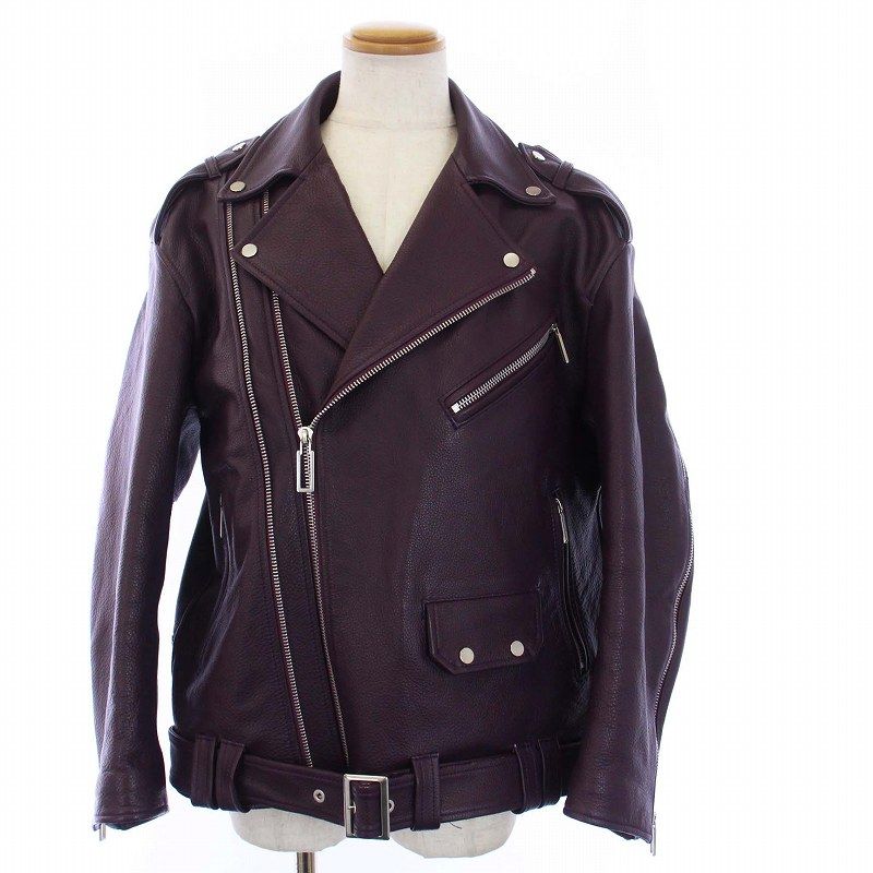 カタリスト CVTVLIST 22AW leather blouson jacket カウレザー ダブル