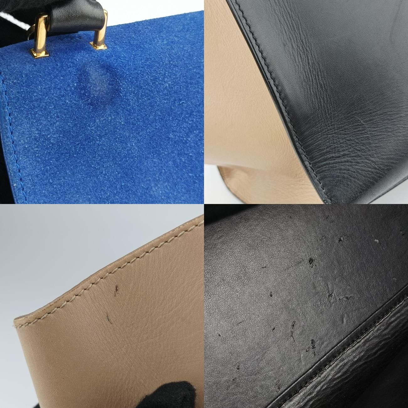 スエード×レザー