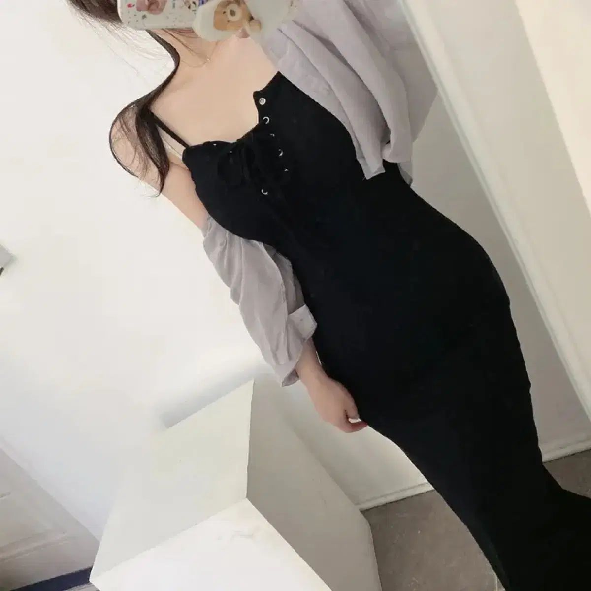 ラクロエ シャツ ワンピース 黒 セット