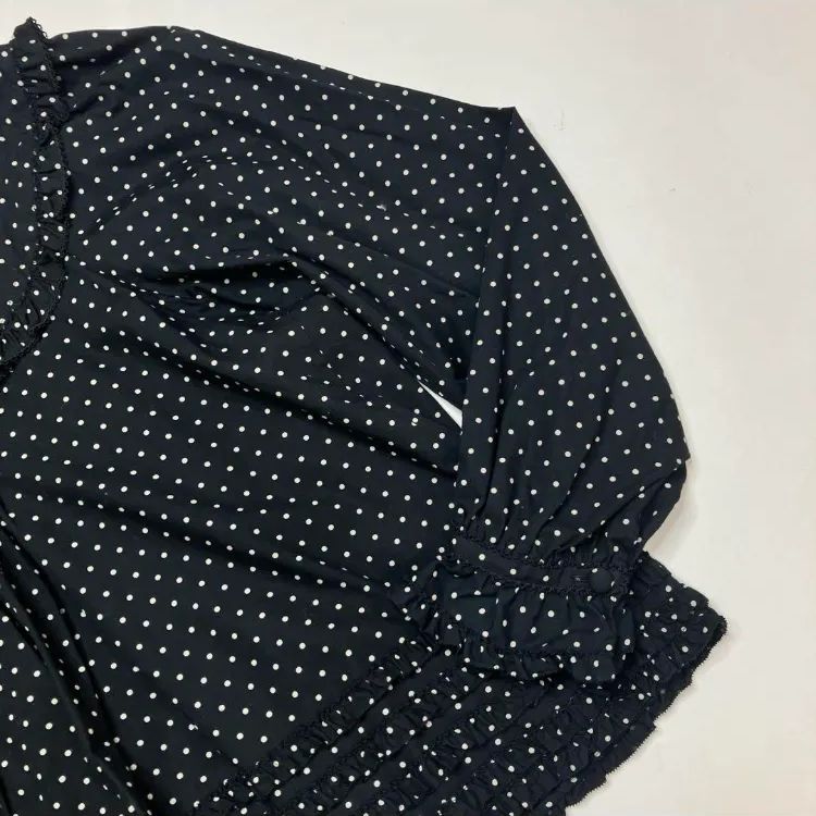 ドット ブラウス