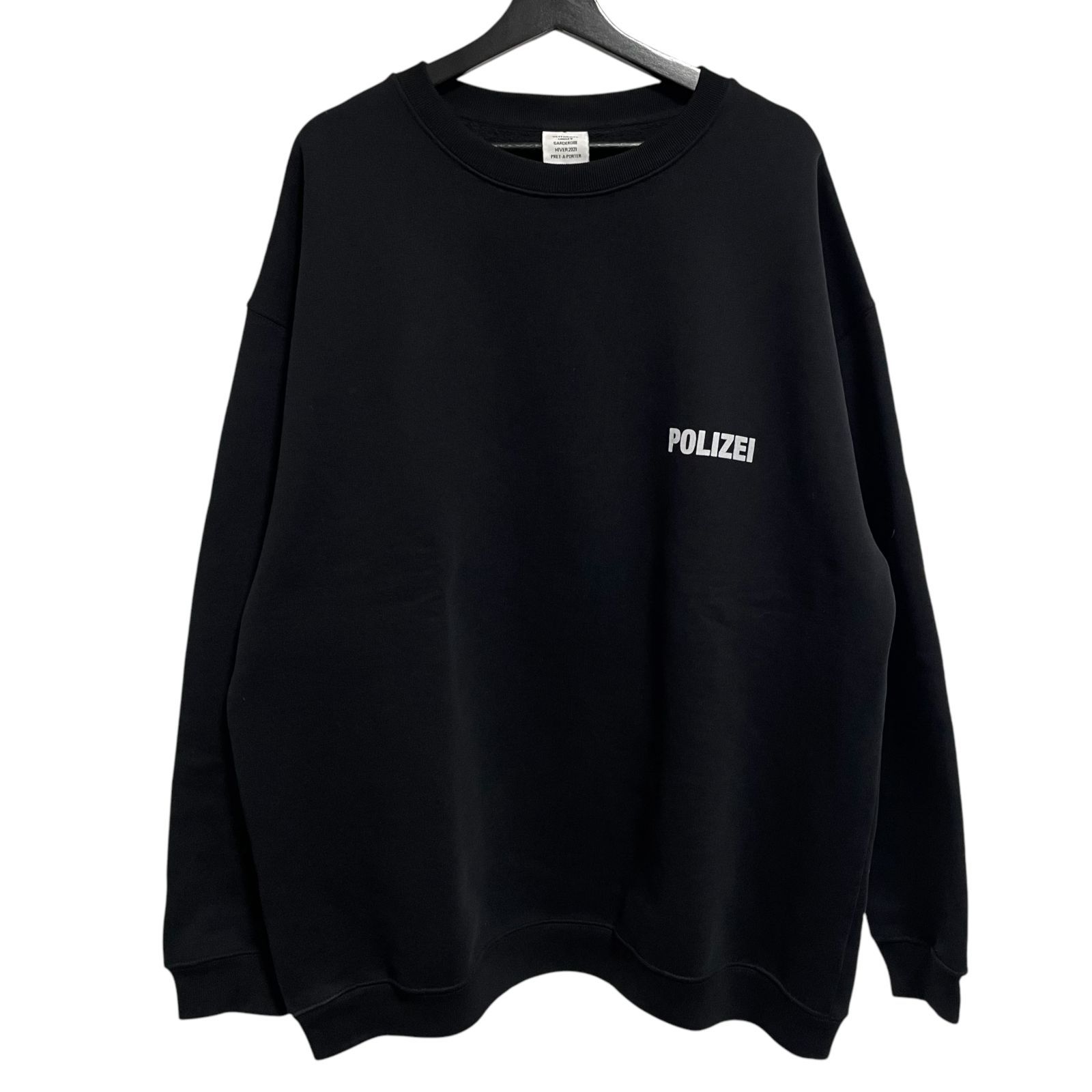 VETEMENTS ヴェトモン POLIZEI スウェット VETEMENTS ヴェトモン POLIZEI スウェット VETEMENTS】POLIZEI