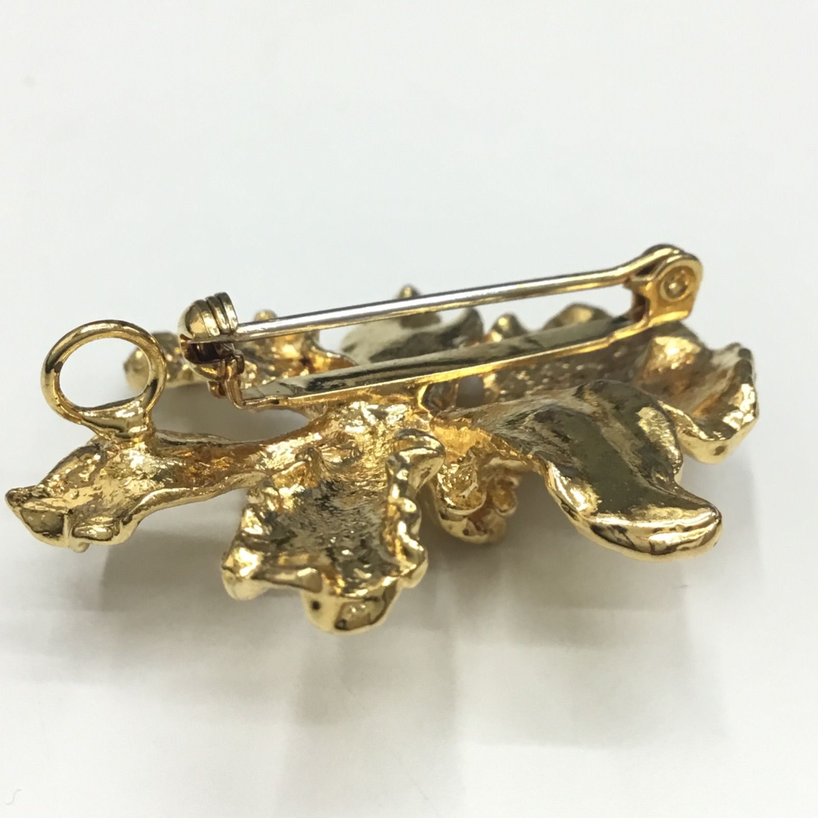 本物フラワーブローチ オーキッド ☆ケース付き☆ シンガポール オーキッド ／ オーキッド