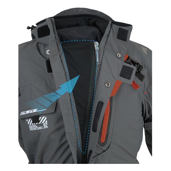 オレンジ グレー-XL