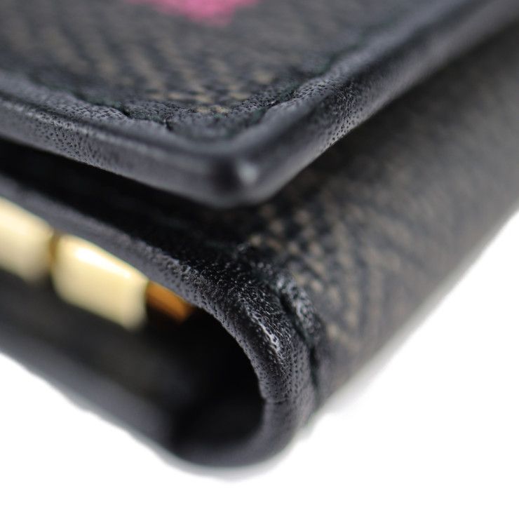 BVLGARI ブルガリ キーケース 32439 PVCコーティングキャンバス レザー