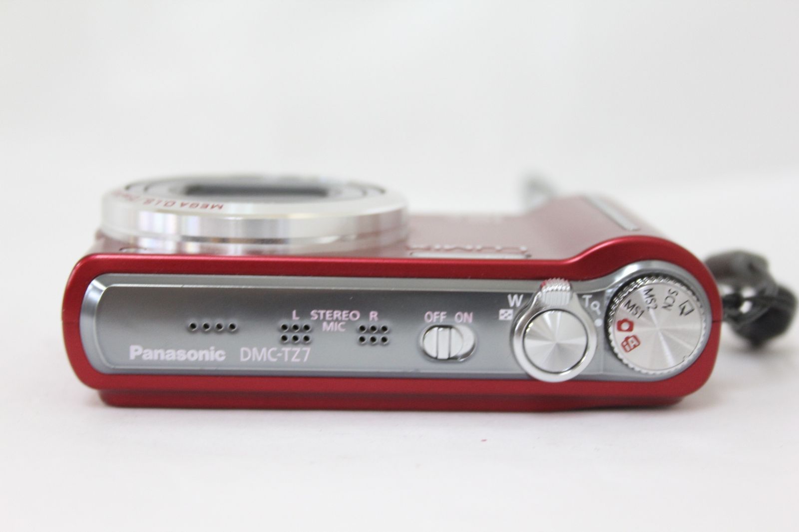 カメラ 【返品保証】 パナソニック Panasonic LUMIX DMC-TZ7 レッド