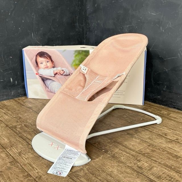 BABYBJORN バウンサー BOUNCER BLISS Air ダスティピンク ベビービョルン メッシュ素材 ブリス エアー | 514087