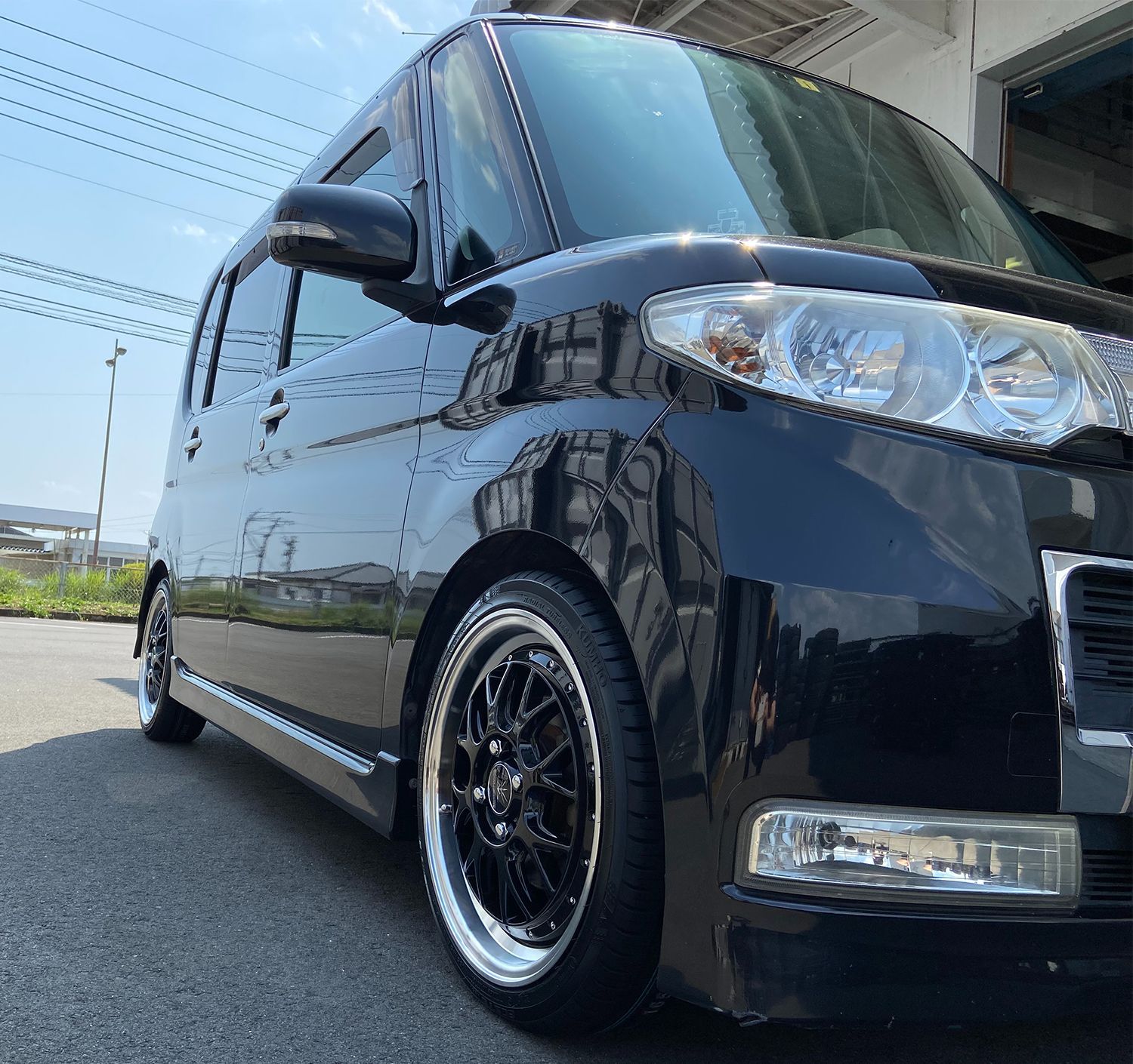 訳あり 新品 4本セット タイヤ ホイール 軽自動車用 N-BOX